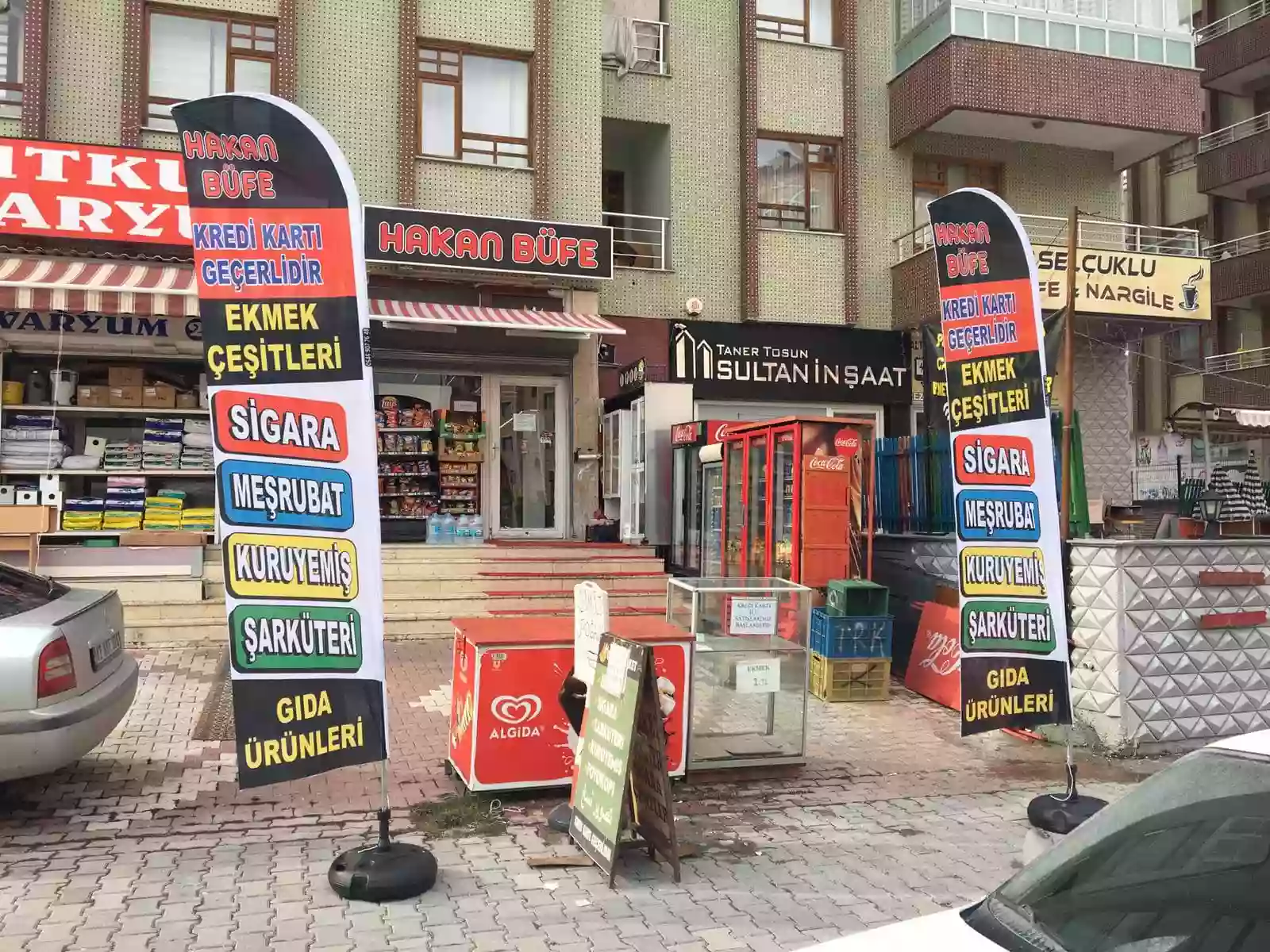 Büfeci Yelken Bayrak Örnekleri